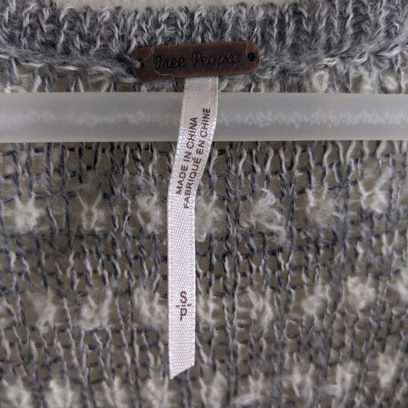 Free People striped sweater duster cardigan - Picture 7 of 8